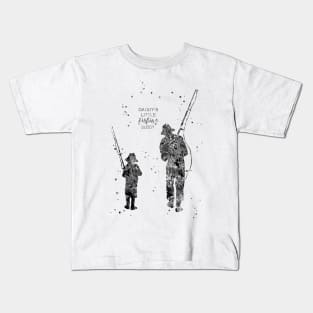 Daddy's little fishing buddy Kids T-Shirt